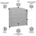 Cabeceira Casal Queen Cama Box 160cm Glenda Z04 Boucle Cinza - Mpozenato
