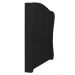 Cabeceira Casal Queen Cama Box 160cm Glenda Z04 Linho Preto - Mpozenato