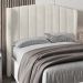 Cabeceira Casal Queen Cama Box 160cm Glenda Z04 Veludo Bege - Mpozenato