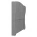 Cabeceira Casal Queen Cama Box 160cm Glenda Z04 Veludo Cinza - Mpozenato