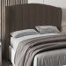 Cabeceira Casal Queen Cama Box 160cm Glenda Z04 Veludo Marrom - Mpozenato
