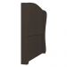 Cabeceira Casal Queen Cama Box 160cm Glenda Z04 Veludo Marrom - Mpozenato