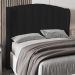 Cabeceira Casal Queen Cama Box 160cm Glenda Z04 Veludo Preto - Mpozenato