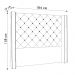 Cabeceira Casal Queen Cama Box 160cm Louise S06 Linho Cinza - Mpozenato
