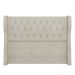 Cabeceira Casal Queen Cama Box 160cm Malva Z04 Boucle Bege - Mpozenato