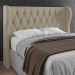 Cabeceira Casal Queen Cama Box 160cm Malva Z04 Boucle Capuccino - Mpozenato