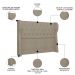 Cabeceira Casal Queen Cama Box 160cm Malva Z04 Boucle Capuccino - Mpozenato