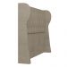 Cabeceira Casal Queen Cama Box 160cm Malva Z04 Boucle Capuccino - Mpozenato