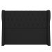 Cabeceira Casal Queen Cama Box 160cm Malva Z04 Linho Preto - Mpozenato