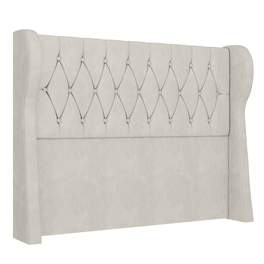 Cabeceira Casal Queen Cama Box 160cm Malva Z04 Veludo Bege - Mpozenato