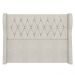 Cabeceira Casal Queen Cama Box 160cm Malva Z04 Veludo Bege - Mpozenato