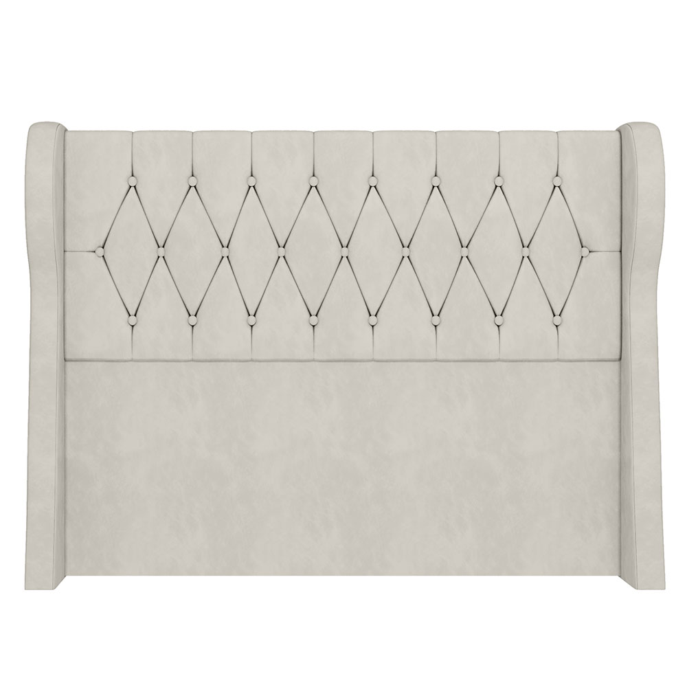 Cabeceira Casal Queen Cama Box 160cm Malva Z04 Veludo Bege - Mpozenato