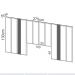 Cabeceira Para Cama Box Casal 275cm Estofado Liso Dalla D01 Freijó - Mpozenato