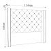 Cabeceira Solteiro Cama Box 90cm Louise S06 Linho Dourado - Mpozenato