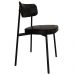 Cadeira de Jantar Estofada Kit 4 Ella M25 Sintético Preto - Mpozenato