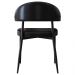 Cadeira de Jantar Estofada Kit 8 Chloe M25 Sintético Preto - Mpozenato