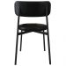 Cadeira de Jantar Estofada Kit 8 Nyka M25 Sintético Preto - Mpozenato