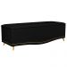 Calçadeira Baú Queen 160cm com Tachas Imperial J02 Sintético Preto - Mpozenato
