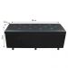 Calçadeira Baú Solteiro 90cm Estofada Liz S05 Sintético Preto - Mpozenato