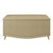 Calçadeira Baú Solteiro 90cm com Tachas Imperial J02 Linho Areia - Mpozenato