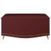Calçadeira Baú Solteiro 90cm com Tachas Imperial J02 Veludo Vinho - Mpozenato