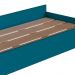 Cama Auxiliar Infantil Para Colchão 78x188cm Infix C06 Azul - Mpozenato