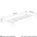 Cama Auxiliar Infantil Para Colchão 78x188cm Infix C06 Branco - Mpozenato