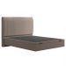 Cama Casal Flutuante Baú Cabeceira 140cm Fly S05 Linho Bege - Mpozenato