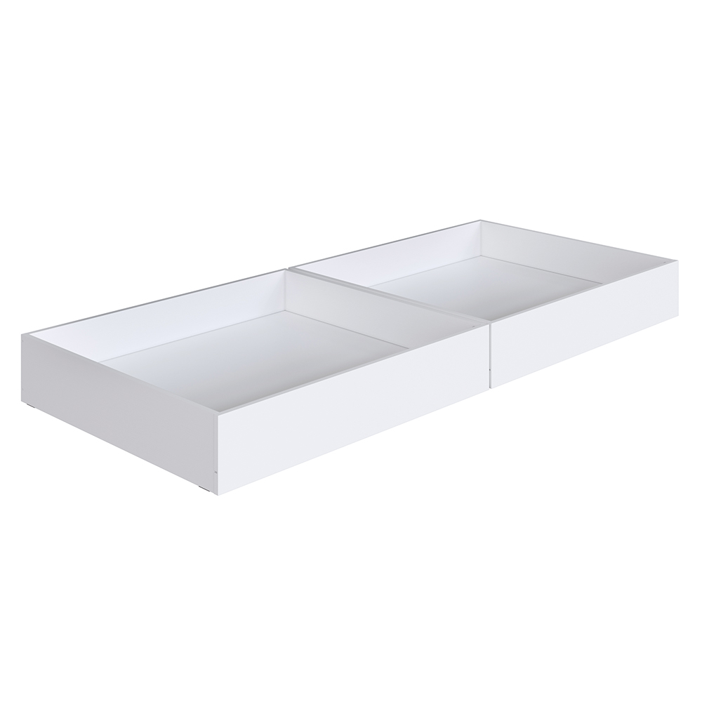 Cama Infantil Casinha Com 2 Gavetas Infix C06 Branco - Mpozenato