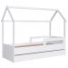 Cama Infantil Casinha Com Auxiliar Infix C06 Branco - Mpozenato