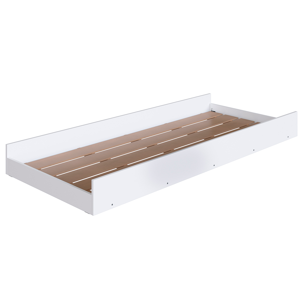 Cama Infantil Casinha Com Auxiliar Infix C06 Branco - Mpozenato