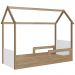 Cama Infantil Montessoriana Casinha Infix C06 Aveiro/Branco - Mpozenato