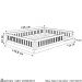 Cama Montessoriana Infantil 140cm Lumiar C06 Branco - Mpozenato