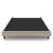 Cama Queen Base Box 160cm Many P02 Veludo Bege - Mpozenato