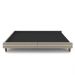 Cama Queen Base Box 160cm Many P02 Veludo Bege - Mpozenato