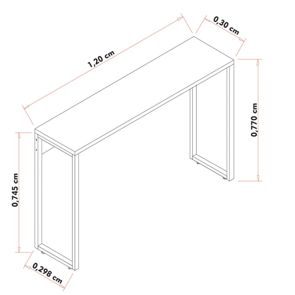Conjunto Escritório 3 peças Mesa em L Estante e Aparador Studio Industrial M18 Branco - Mpozenato
