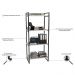 Conjunto Escritório Estilo Industrial Mesa 135cm e Estante 60cm 4 Prateleiras Prisma C08 Snow - Mpozenato