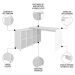 Conjunto Escritório Home Office 4 Peças Mity A06 Branco - Mpozenato