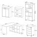 Conjunto Escritório Home Office 4 Peças Mity A06 Branco - Mpozenato