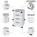 Conjunto Escritório Home Office 4 Peças Mity A06 Branco - Mpozenato