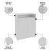 Conjunto Escritório Home Office 4 Peças Mity A06 Branco - Mpozenato