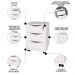 Conjunto Escritório Home Office 4 Peças Side A06 Branco - Mpozenato