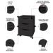 Conjunto Escritório Home Office 4 Peças Side A06 Preto - Mpozenato