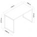 Conjunto Escritório Mesa 120 e Estante Studio Industrial M18 Branco - Mpozenato