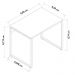 Conjunto Escritório Mesa 90 e Estante Studio Industrial M18 Branco - Mpozenato