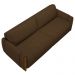 Conjunto Sofá 3 Lugares 223cm e Poltrona 98cm Amaranto M22 Veludo Marrom - Mpozenato