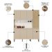 Cozinha Compacta 8 Portas 161cm Soul K02 Freijó/Vanilla - Mpozenato