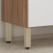 Cozinha Modulada Compacta 3 Peças Dama D02 Amendola/Branco - Mpozenato