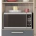 Cozinha Modulada Compacta 3 Peças Dama D02 Avena/Grafito - Mpozenato