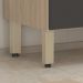 Cozinha Modulada Compacta 3 Peças Dama D02 Avena/Grafito - Mpozenato